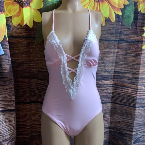 pretty pink swimwear